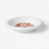 Gold Lila Retro Modernes Diskothek Baden-Württembe Pappteller (Gewinkelt)