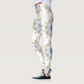Gold, lila und blau bezaubernde Leggings (Links)