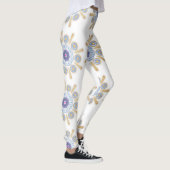 Gold, lila und blau bezaubernde Leggings (Rechts)