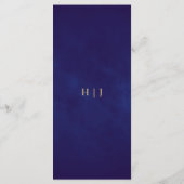 Gold Lila Velvet Elegante Märchen Hochzeit Menükarte (Rückseite)