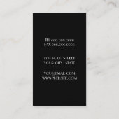 Gold-Lilien über jeden Farbhintergrund Visitenkarte (Rückseite)