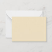 Gold Line Floral Beileid Vielen Dank Karte (Rückseite)