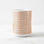GOLD LINE STRICK Große weiße Tasse (Mittel)
