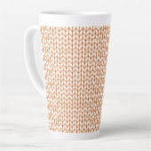 GOLD LINE STRICK hohe Latte Tasse (Linke Ecke)