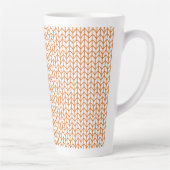 GOLD LINE STRICK hohe Latte Tasse (Rechts)