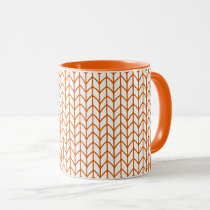 GOLD LINE STRICK Orange Combo Tasse