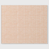 GOLD LINE STRICK Wrapping Paper Geschenkpapier (Flach)