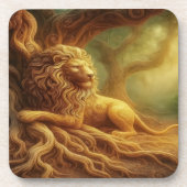 Gold Lion Untersetzer (Vorderseite)