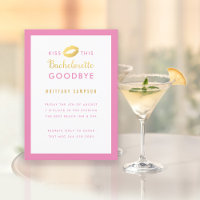 Gold Lippen Küssen Bachelorette Auf Wiedersehen Pi