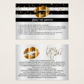 Gold Lips Application Instruktionen (Vorne & Hinten)
