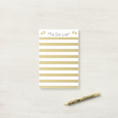 Gold Lips "To Do List" Post-it Klebezettel (Auf Schreibtisch)
