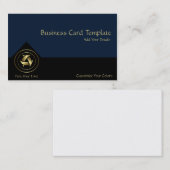 Gold Logo Crescent Moons Visitenkarte (Vorne/Hinten)