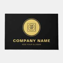 Gold Logo Custom Business Branding doormat Fußmatte