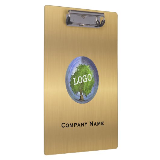 Gold-Logo Klemmbrett (Rechts)