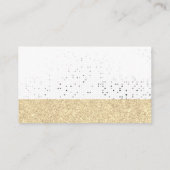 Gold-Logo | Makeup Brushes Visitenkarte (Rückseite)