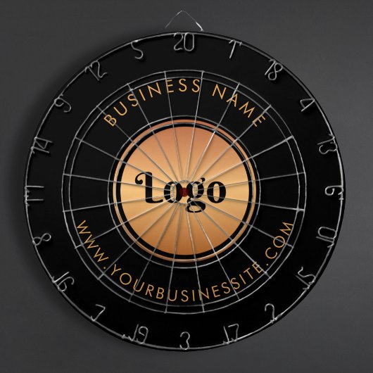 Gold-Logos und Unternehmen für benutzerdefiniertes Dartscheibe