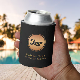 Gold-Logos und Unternehmen für benutzerdefiniertes Dosenkühler