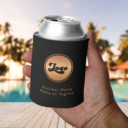 Gold-Logos und Unternehmen für benutzerdefiniertes Dosenkühler