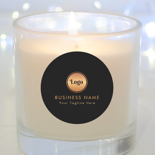 Gold-Logos und Unternehmen für benutzerdefiniertes Runder Aufkleber