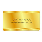 Gold Look Custom Eleganore Glamour Template (Vorne)