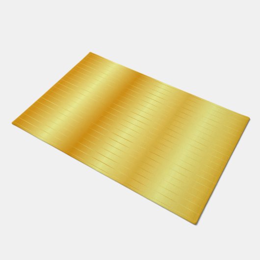 Gold Look Custom Elegany Trendy Template Fußmatte (Schrägansicht)