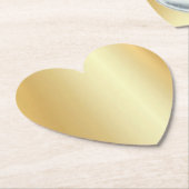 Gold Look Elegante Leere Moderne trendige Vorlage Untersetzer (angewinkelt)