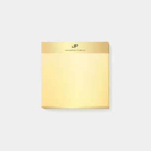 Gold Look Elegantes Template Moderne Beruflich Post-it Klebezettel