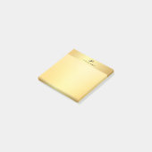 Gold Look Elegantes Template Moderne Beruflich Post-it Klebezettel (angewinkelt)