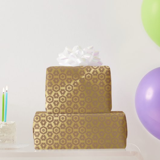 Gold Look Geschenkpapier (Partygeschenke)