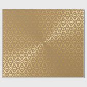 Gold Look Geschenkpapier (Flach)