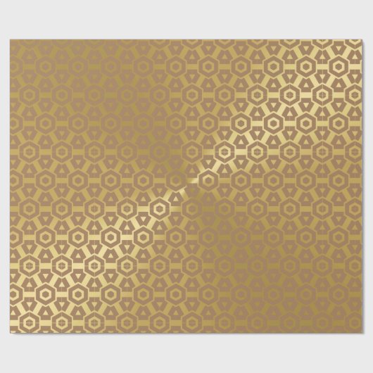 Gold Look Geschenkpapier (Flach)