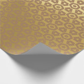 Gold Look Geschenkpapier (Ecke)