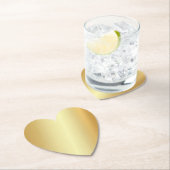 Gold Look Moderne elegante Blank-Vorlage Untersetzer (Vor Ort)