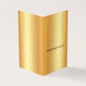 Gold Look Modernes, einfaches Design Elegante Vorl Visitenkarten (Vorderseite)