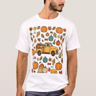 Gold-Lorbeerkranz-Monogramm-Kreisrahmen T-Shirt