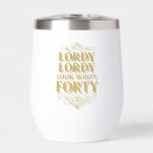 Gold Lordy Lordy Look Who’s 40 Birthday (Vorderseite)