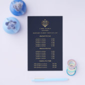 Gold Lotus Blue Wellness-Center & Massage Preise & Flyer (Einzeln)