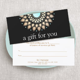 Gold Lotus Blume Floral Mandala