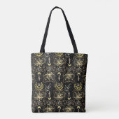 Gold Lotus: Crescent Vintag Elegance. Tasche (Rückseite)