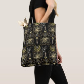 Gold Lotus: Crescent Vintag Elegance. Tasche (Von Nahem)