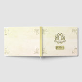 Gold Lotus Gästebuch (Voll)