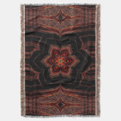 Gold Lotus in Schwarz Decke (Vorderseite Vertikal)