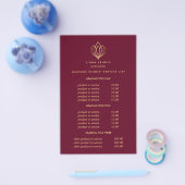 Gold Lotus Ruby Wellness-Center & Massage Preise & Flyer (Einzeln)