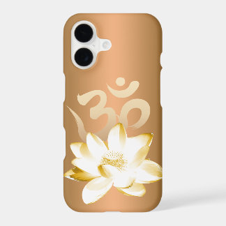 Gold Lotus u. OM-Symbol-Yoga