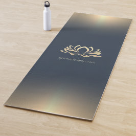 Gold Lotus Wellness-Center Beauty Salon Monogram Yogamatte