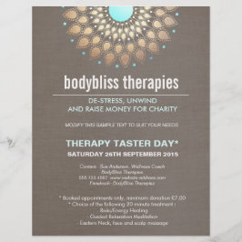 Gold Lotus Yoga Holistic Health Therapeut Flyer