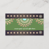 Gold Lotus Yoga Meditation 20 Class Punch Loyalitä Treuekarte (Vorderseite)