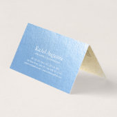 Gold Lotus Yoga Meditation Instruktorpreisliste Visitenkarten (Rückseite)