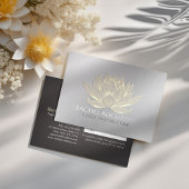 Gold Lotus Yoga Medizin Lehrer Ernennung Terminkarte