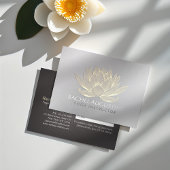 Gold Lotus Yoga Medizin Lehrer Ernennung Terminkarte